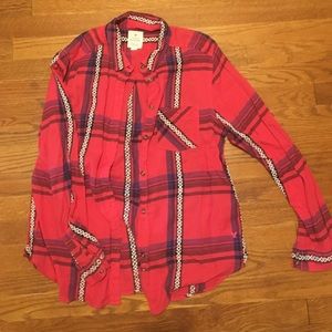 American Eagle vintage boyfriend flannel.